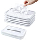 Simple Silicone Tissue Holder – Cube/Cylinder Tissue Box for Bathroom, Office, Car & Bedroom