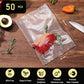 Heavy-Duty Vacuum Sealer Food Bags (24×16 cm, Pack of 50)