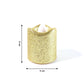 Christmas Premium Glitter LED Tealight Candles (6 Pc Set)