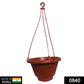 Decorative hanging flower pot with rope