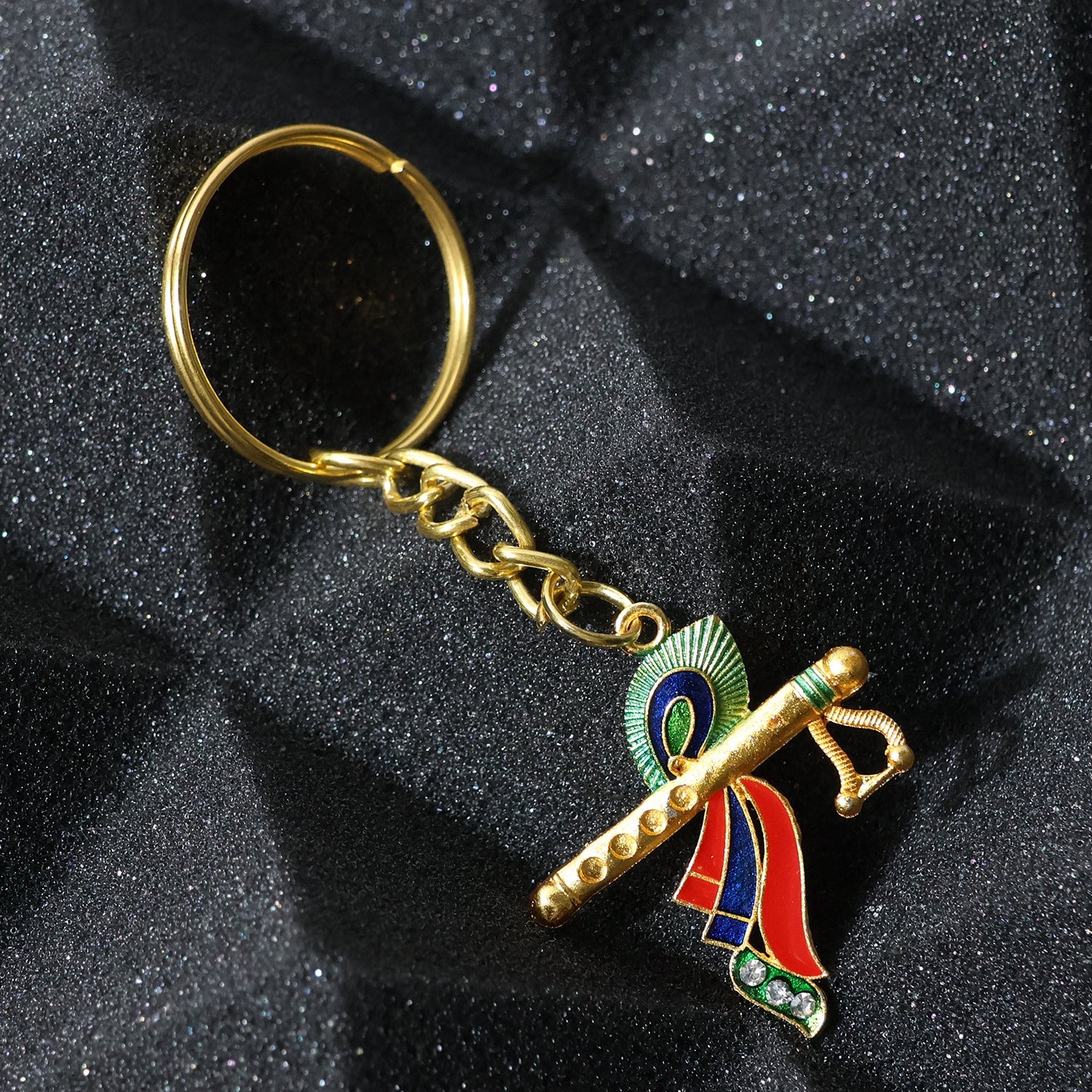 kishna  metal keychain 