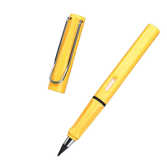 2-in-1 Everlasting Magic Pencil with Replaceable Eraser – Inkless, Reusable, Portable (1 Pc / Mix Color))