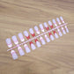 Elegant Nude Glossy Artificial Nail Tips fake nails (24 Pc Set)