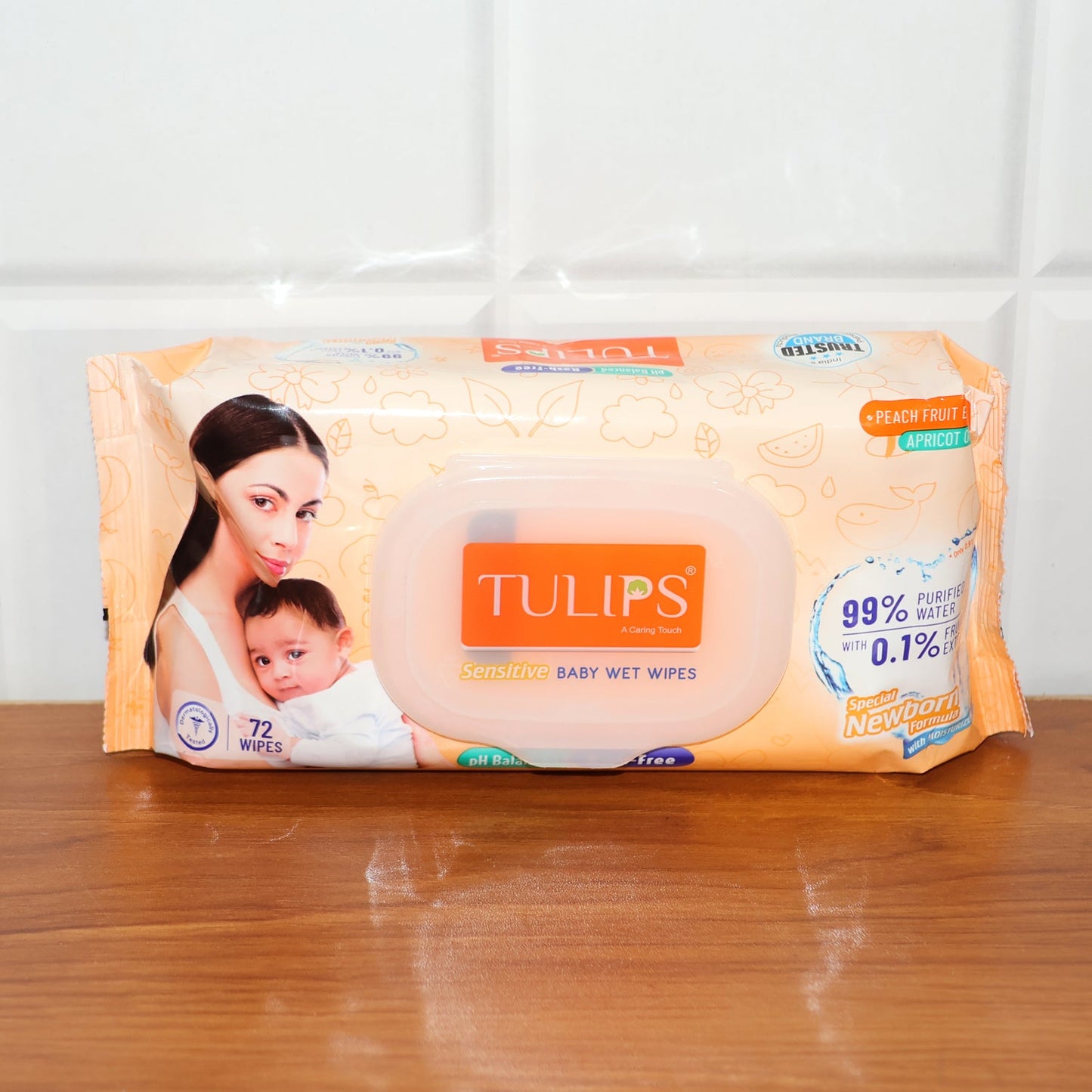 Tulips Sensitive Baby Wet Wipes (1 Set)