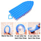 Plastic cleaning brush for home use