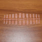 Elegant Nude Glossy Artificial Nail Tips fake nails (24 Pc Set)