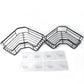 Iron Coating Self-Adhesive Corner Shelf Organizer (2 Pc)