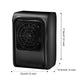 Room Heater 220V Brown Box Heater with Plug for Office & Bedroom Use