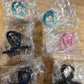 Plastic Hair Clamp Grip, Simple Matte Hair Barrette Clamp (12 Pc /  Mix Design)