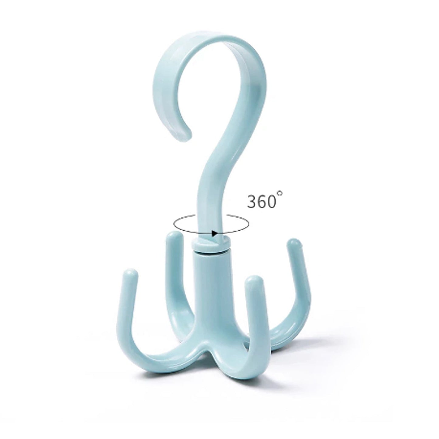 360-degree rotating hook with claws