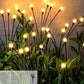 Solar-Powered Warm White Garden Ball Light Set