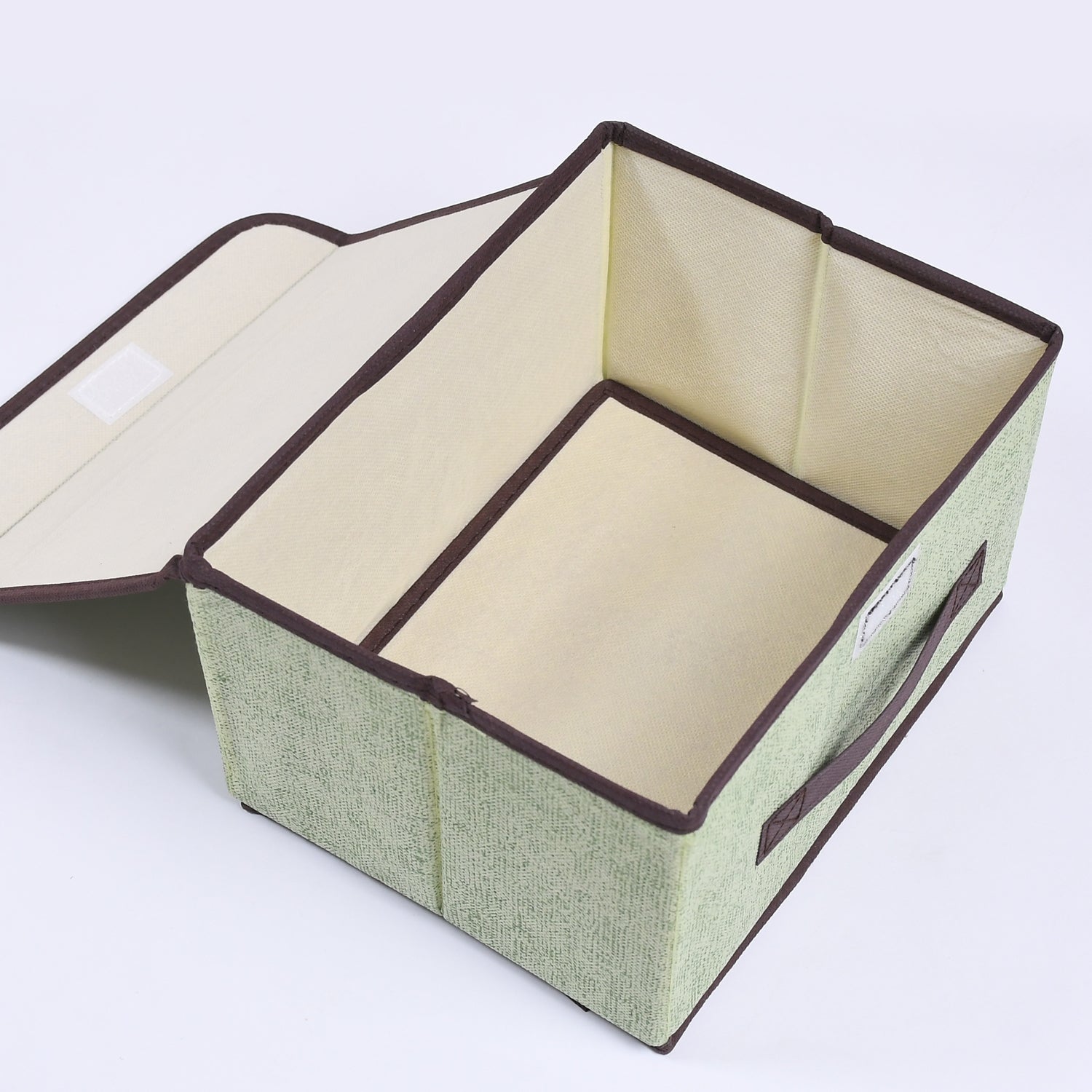 Foldable storage bin for closet or nursery