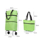 Trolley shopping bag, foldable cart for travel luggage.