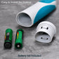 Compact electric toothbrush for adults and teens, side view.