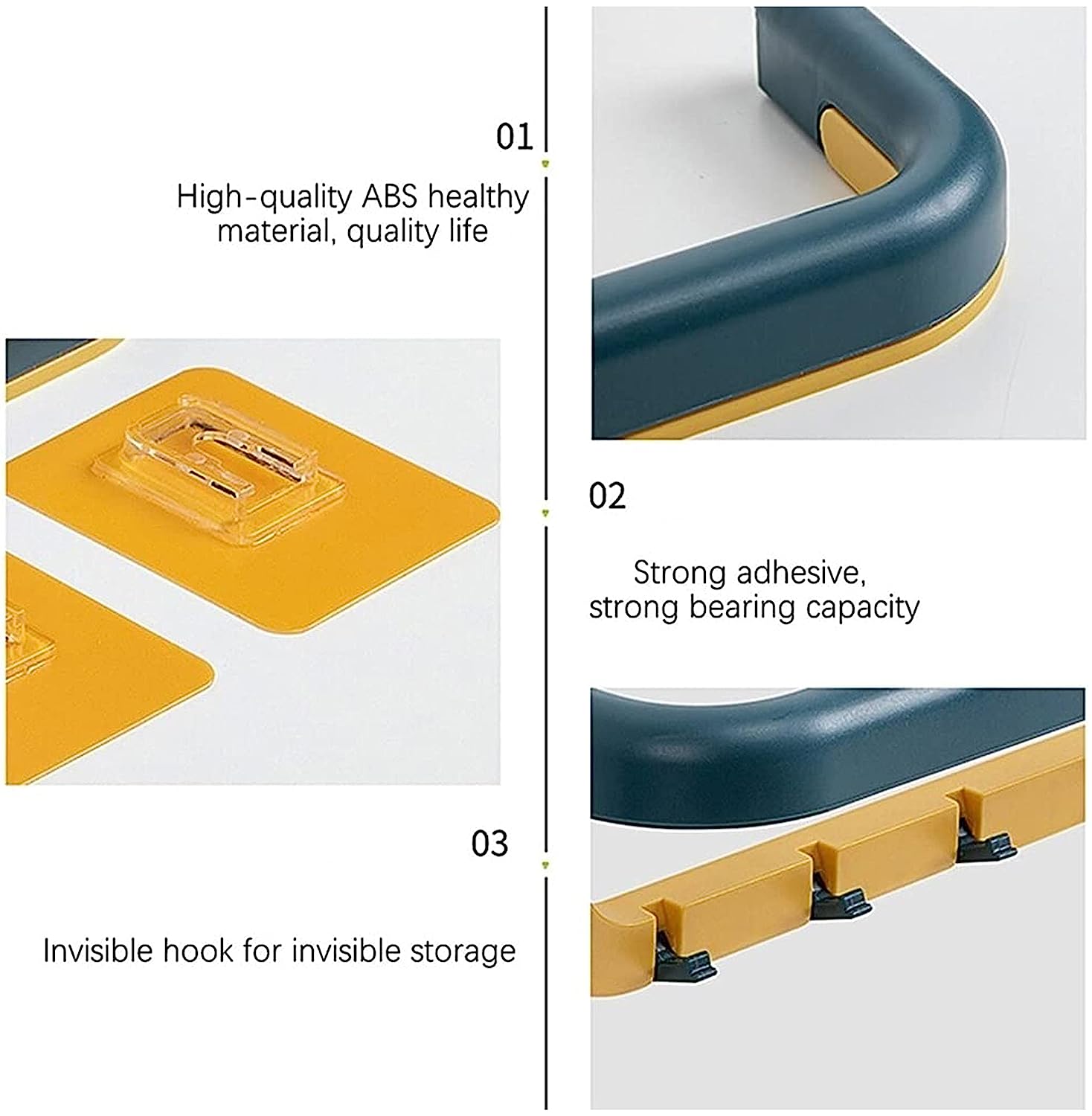 Adjustable towel rack with double bars