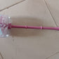 Plastic toilet cleaning brush