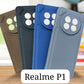 Stitch Leather Hard Case For Realme