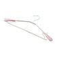 PP Cloth Hanger Set of 1 with Zinc Plated Steel Hook (1 Pc)
