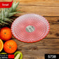 Round Plastic Dinner Plate  / Tray / Snacks / Breakfast Plate friendly Plastic Plate for Kids Party Supplies Birthday Holiday Party Dinnerware Supplies (1 Pc)