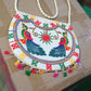 11 inch Handcrafted Cotton Embroidered Shoulder Bag for Girls & women (1 Pc)