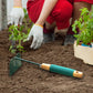 Gardening hoe tool with handle, suitable for various tasks