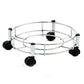 Stainless steel gas cylinder trolley, durable