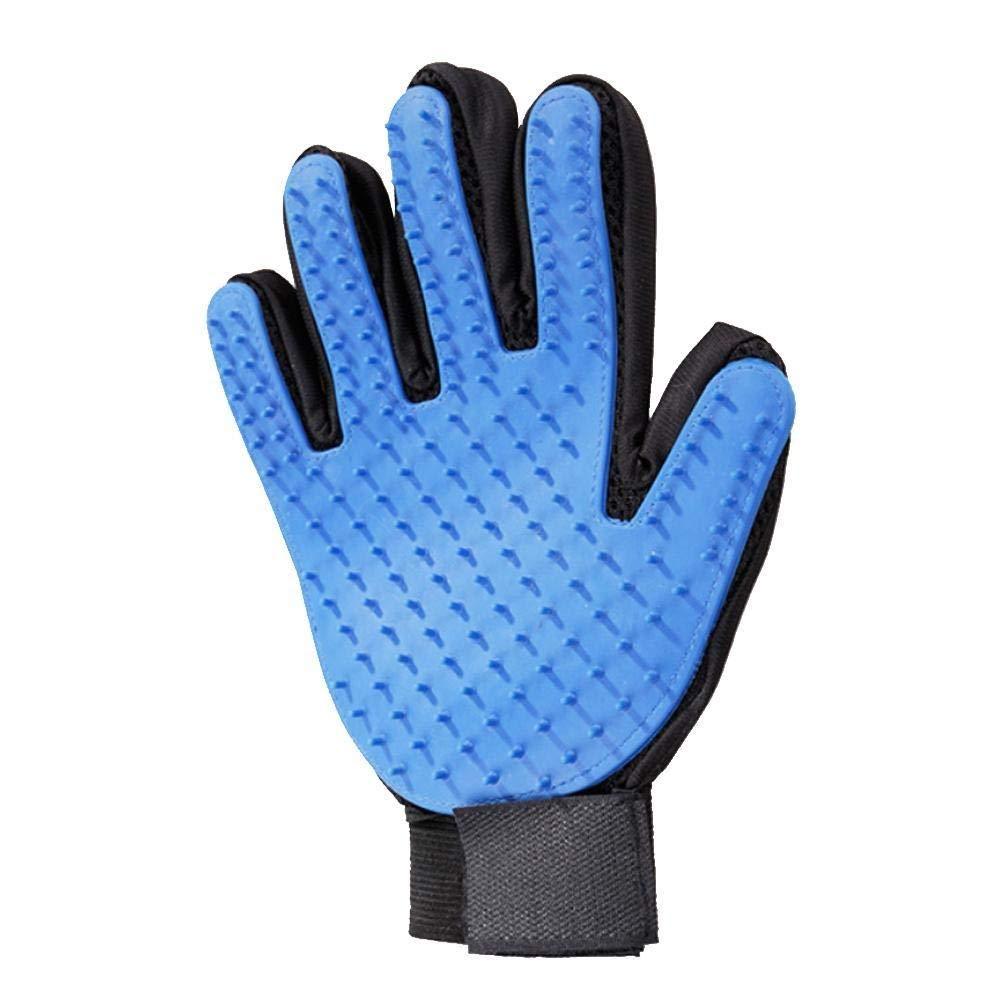 5-finger deshedding glove for pets.