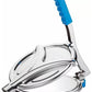 Puri press machine with easy-grip handle, ideal for home kitchens.