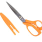 Ergonomic handle stainless steel scissors