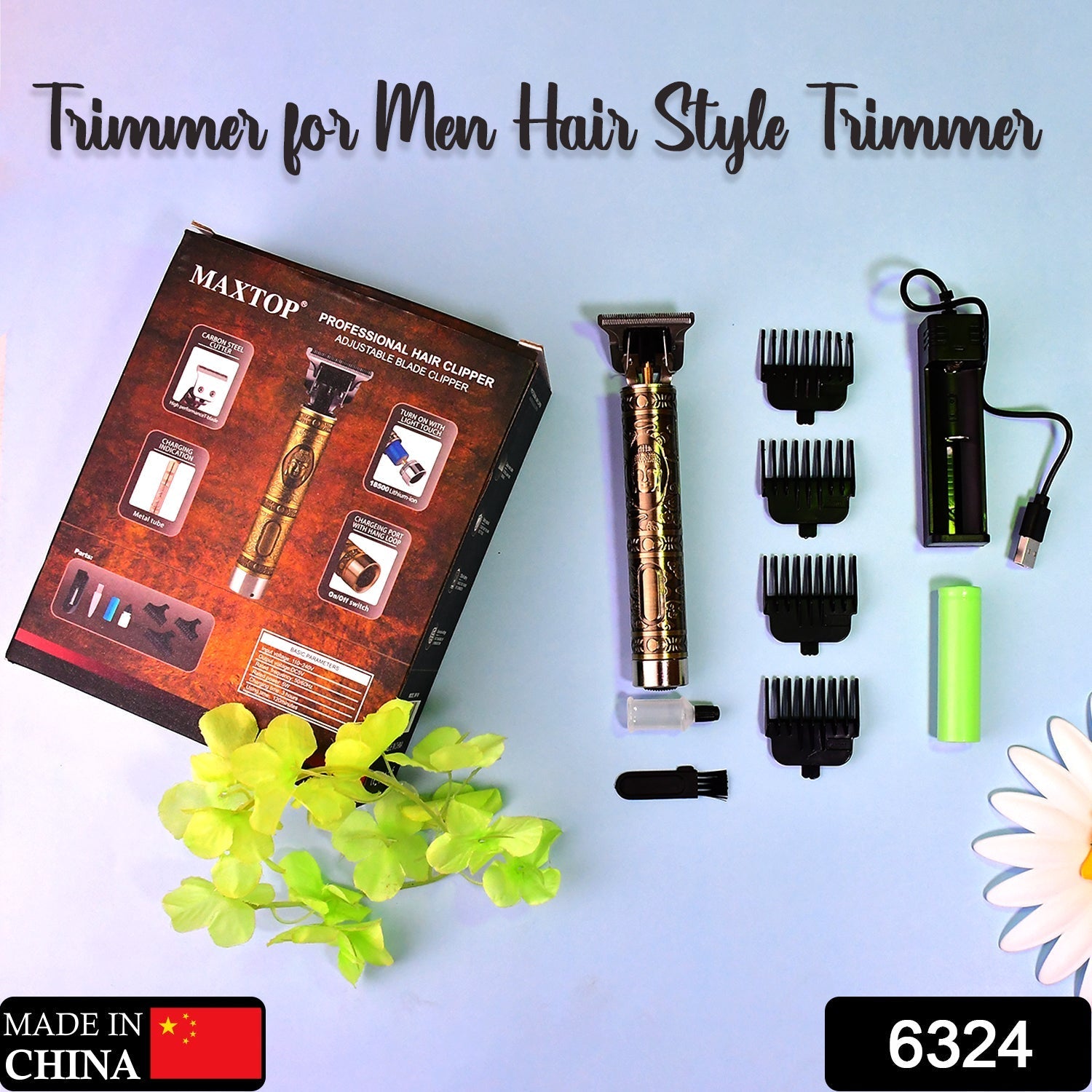 Hair clipper and shaver with adjustable settings