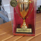 Golden Birthday Trophy – “You Are Great Happy Birthday” Plastic Award with Base