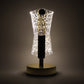 Luxury Crystal LED Double Shade Table Lamp (1 Pc)