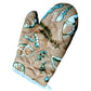 Heat-resistant non-slip oven mitt for kitchen safety