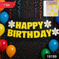 Birthday Party Decorative Banner Set