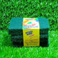 Aqua green scrub sponges, ideal for kitchen and household cleaning.