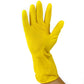 Pair of medium yellow gloves for multiple purposes