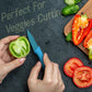 Sharp kitchen knife set, 6 pieces, non-stick, colorful, high carbon stainless steel.