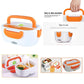 Portable electric food warmer with multiple compartments