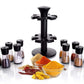 095 Revolving Plastic Spice Rack Masala Organiser (12 Pcs ) 