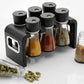 100 Revolving Plastic Spice Rack Masala Organiser (6 Pcs) 