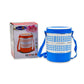 Blue lunch box with 3 insulated containers.