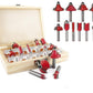 0406 12 / 15pcs Milling Cutter Router Bit Set