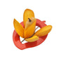 Mango cutter and slicer for effortless preparation of even slices.