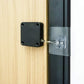 Punch-free automatic sensor door closer.