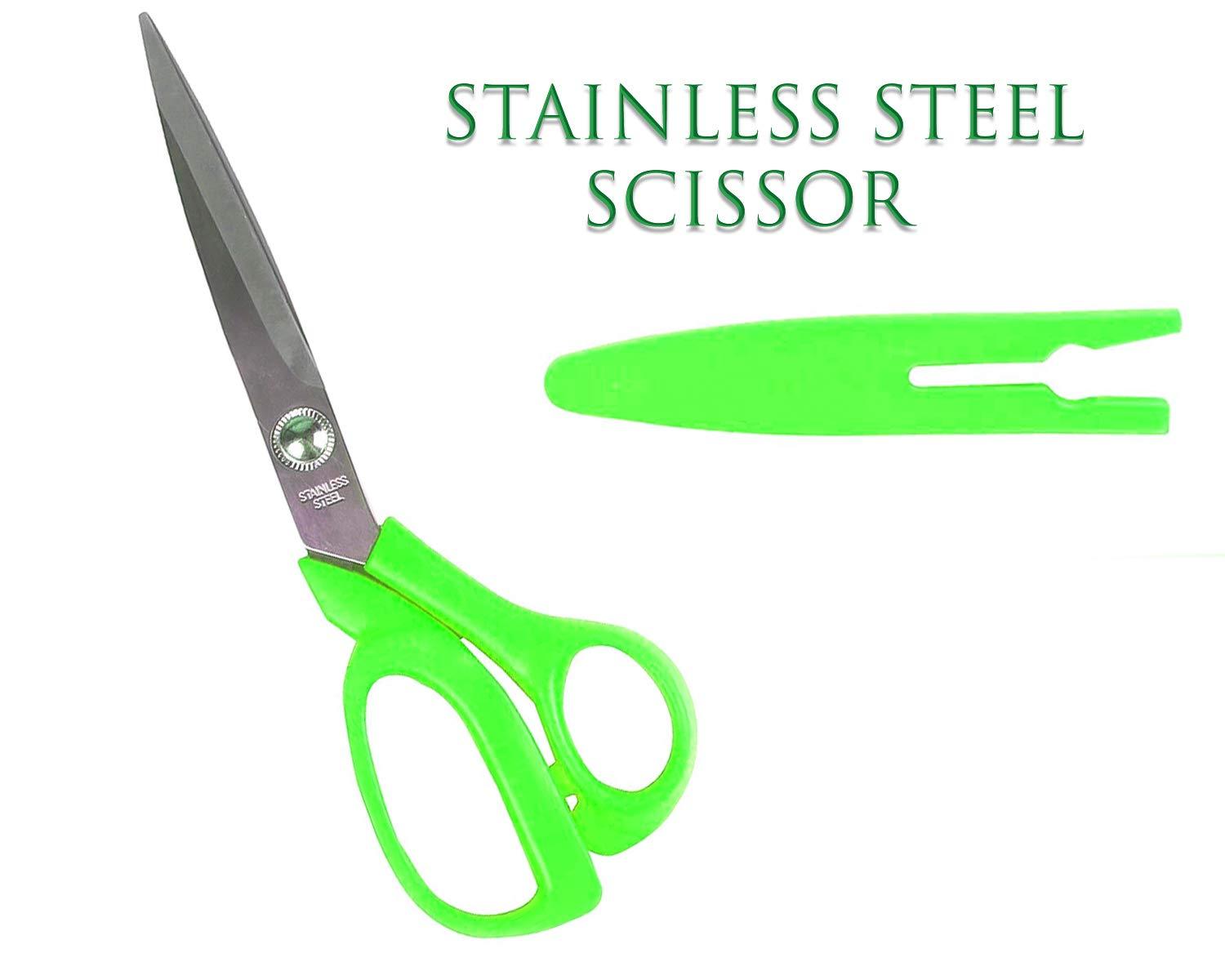 Stainless steel scissors with cover set