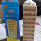 54 Pcs Blocks 4 Dices Wooden Tumbling Stacking Building