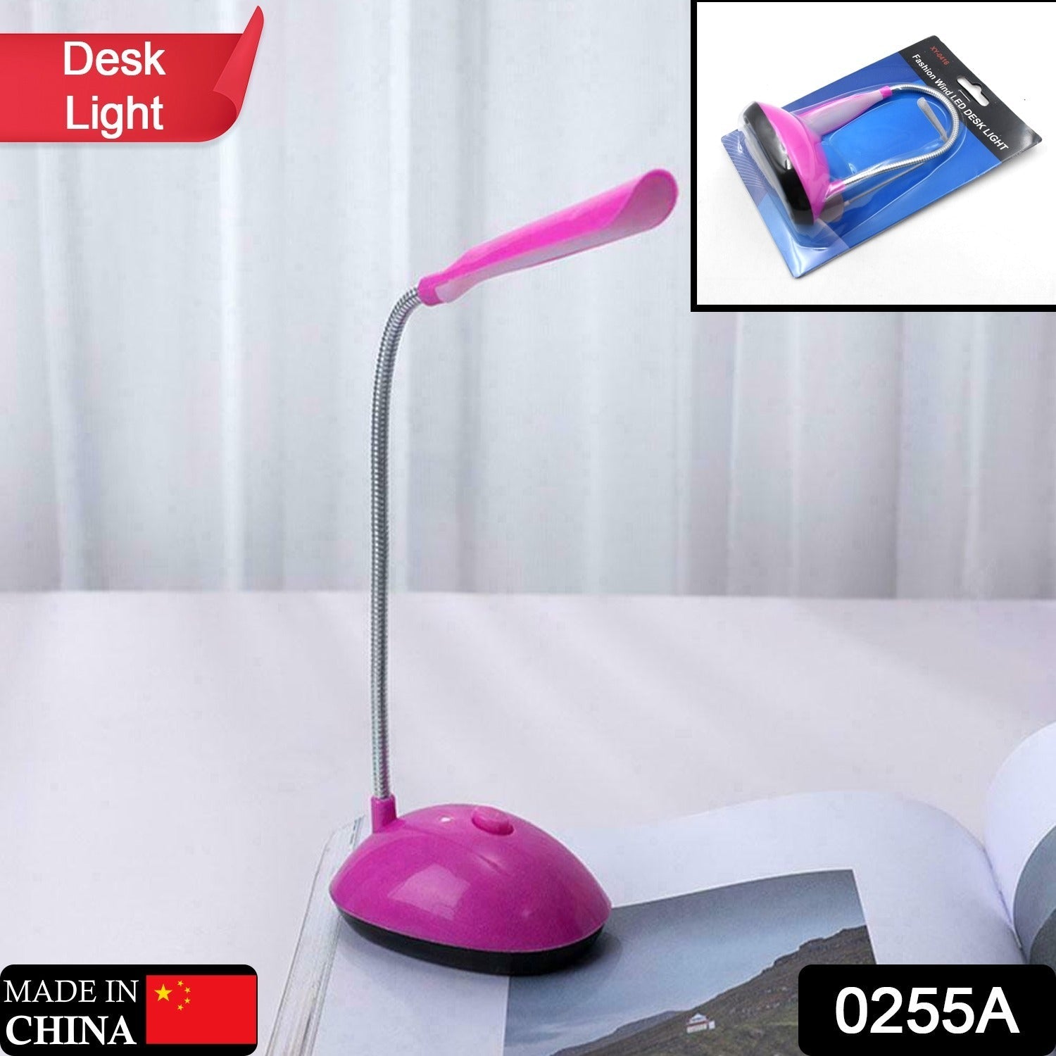 Fashionable LED lamp, eye-care reading light