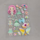 Multipurpose Adhesive 3D Stickers (1 Sheet /15×10 Cm)