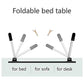 Foldable laptop table with cup holder