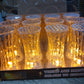 crystal lamp in golden color